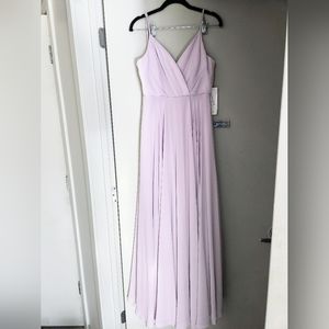 Elegant lavender gown maxi dress like new